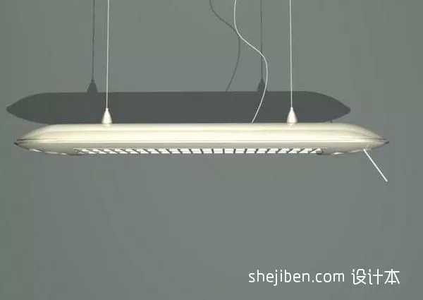 Brass Billiard Table Lighting 3d model