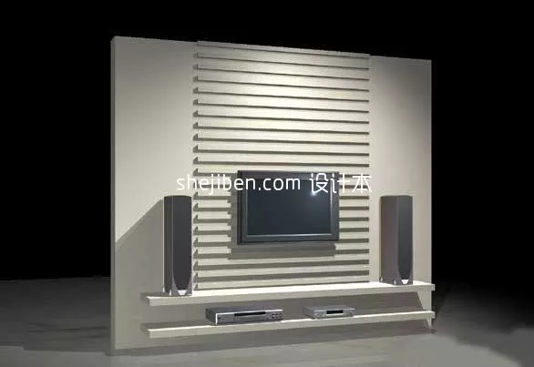 Red Wood Cabinet Rigged 3d model