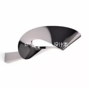 Wall Lamp Curved Shaped 3d model