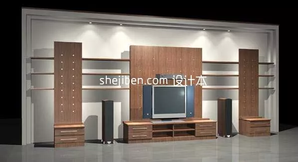 Shelf Ikea Detolf 3d model