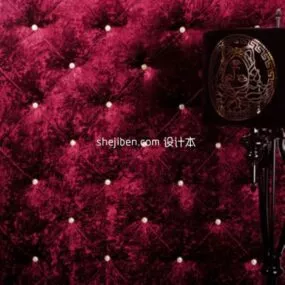 Velvet Backwall 3d model