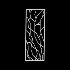 Frame Decoration With Branch Tree Shape 3d model