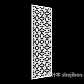 Partition Frame Islamic Pattern 3d model