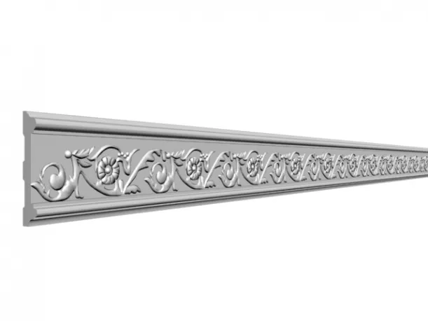 European Base Wall Molding 3d model