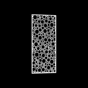 Cnc Carved Screen 3d model