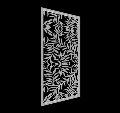 European Frame Panel 3d model