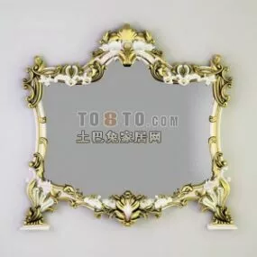 Decorative Bathroom Mirror 3d model