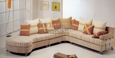 Sofa Axel Two Seats 3d model