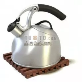 Electric Steel Kettle V1 3d model