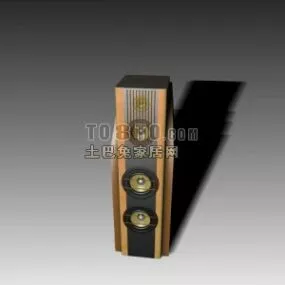 Single Audio Speaker 3d model