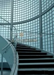 Curved Stairs 3d model