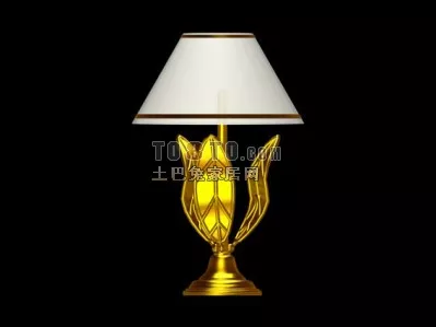 Stainless Steel Vintage Lerosene Lamp 3d model