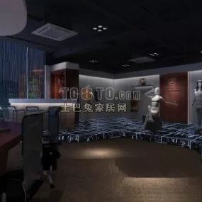 Art Hall Space Interior 3d model