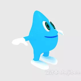 Pokemon Water Character 3d model