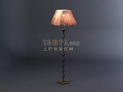 Elegant Led Ceiling Lamp 3d model
