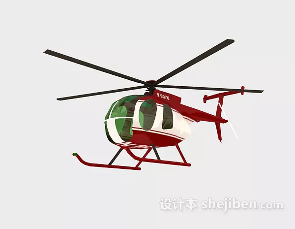 Vintage Aircraft Hawker Fury 3d model