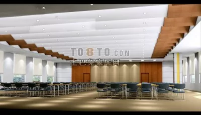 Hotel Meeting Room Space 3d model Hotel Meeting Room Space 3d model