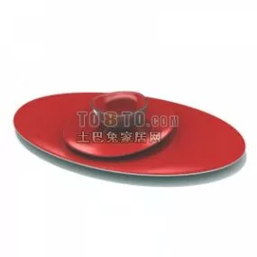 Red Plate 3d model