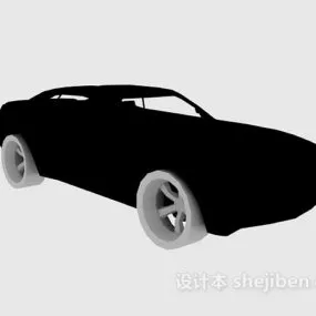 Black Sedan 3d model
