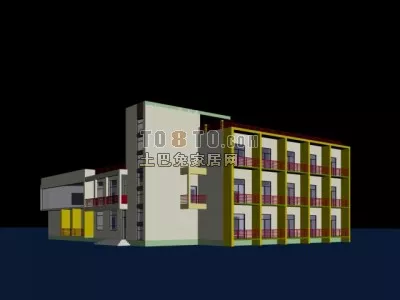 Eiffel Tower Building 3d model