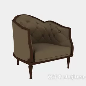 Antique Single Armchair 3d model