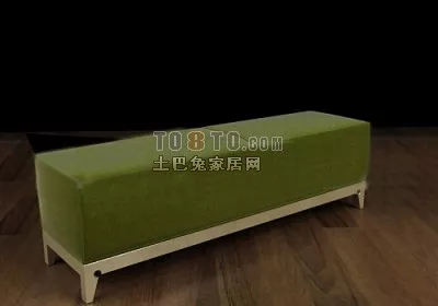 Living Room Couch Sofa And Coffee Table On Old Rug 3d model
