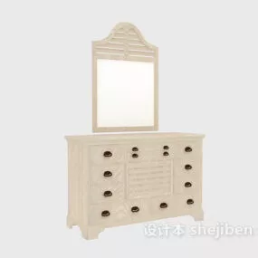 Bathroom Dressing Table Furniture 3d model