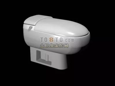 Toilet Smooth Edge 3d model Toilet Smooth Edge 3d model