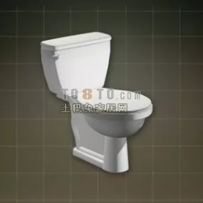 Classic Toilet Style 3d model