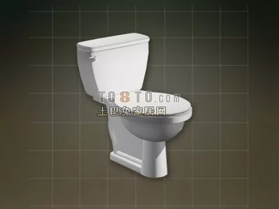 Classic Toilet Style 3d model Classic Toilet Style 3d model