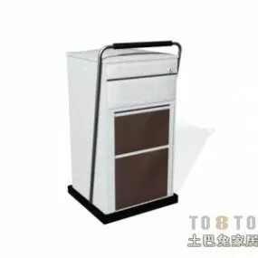 Office Supplies File Storage Box 3d model