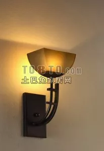Low Floor Lamp Sphere Shade 3d model