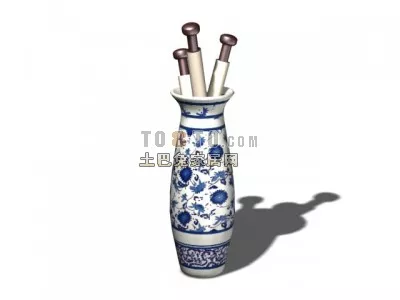 Stainless Steel Water Bottle 3d model