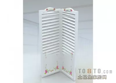 Chinese Partition Frame Decor 3d model