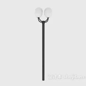 Square Street Light 3d model