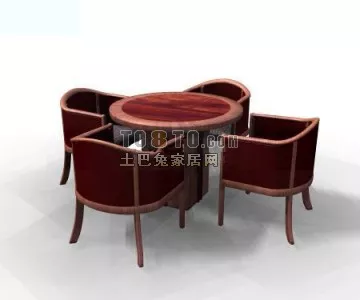 Bar Chair With Thin Leg 3d model