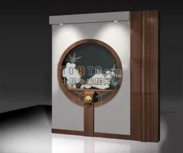 Office Cabinet Multiple Shelf 3d model