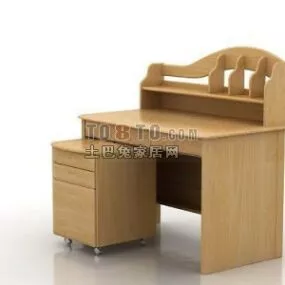 Children Work Table For Study Room 3d model