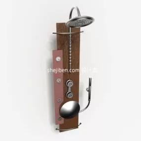 Modern Bathroom Shower Set 3d model