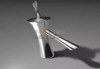 Inox Water Tap 3d model Inox Water Tap 3d model
