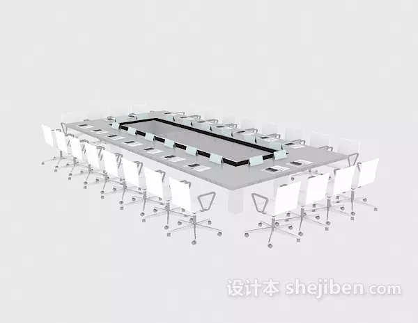 Square Wood Table, Simple Table 3d model