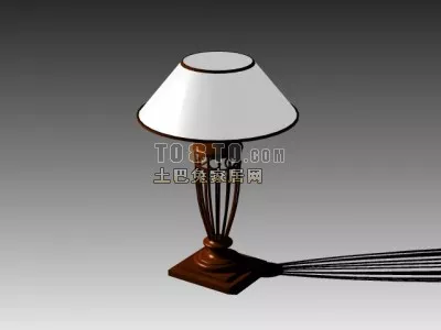 Traffic Lamp Three Lamps 3d model