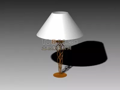 Traffic Lamp Three Lamps 3d model