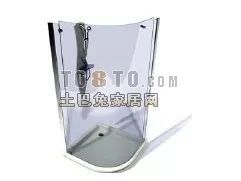 Shower Room Glass Cover 3d model