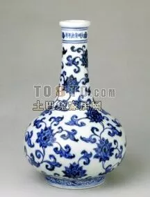 Ming Age Porcelain Vase 3d model