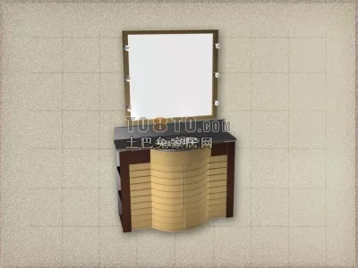 Ceiling Component Carved Plaster Corner Position 3d model