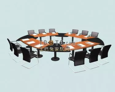 Antique Table With Candlestick Asset 3d model