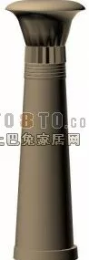 Thick Column 3d model