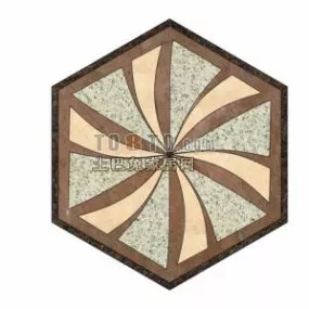 Ground Floor Tile Twist Texture 3d model