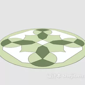 Antique Ceramic Floor Tile 3d model